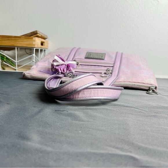 Coach Poppy Signature Sequins Limited Edition Pink Purple Glam Tote bag 14536 - Picture 6 of 10